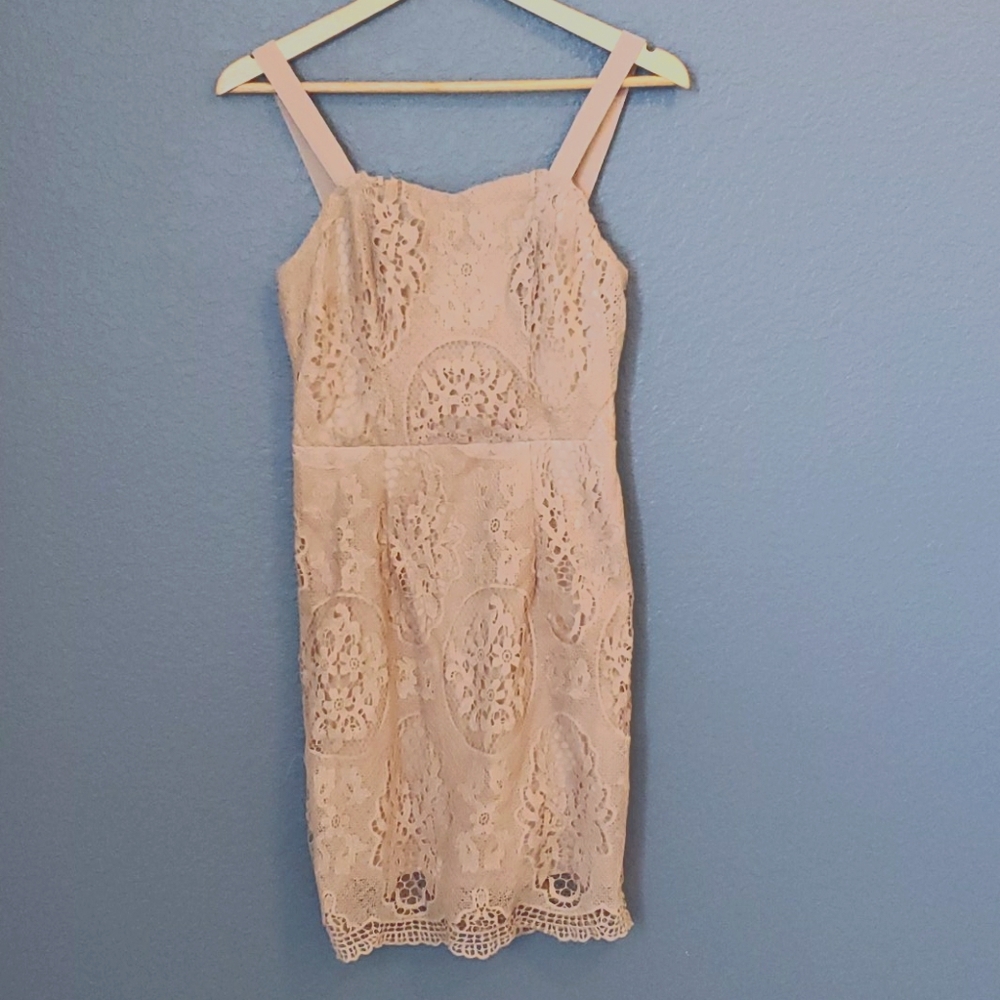 Mauve Lace Dress